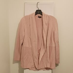 Talbots Blush Pink Open Cardigan ✨ Slot In Back ✨ Super Comfy And Stylish